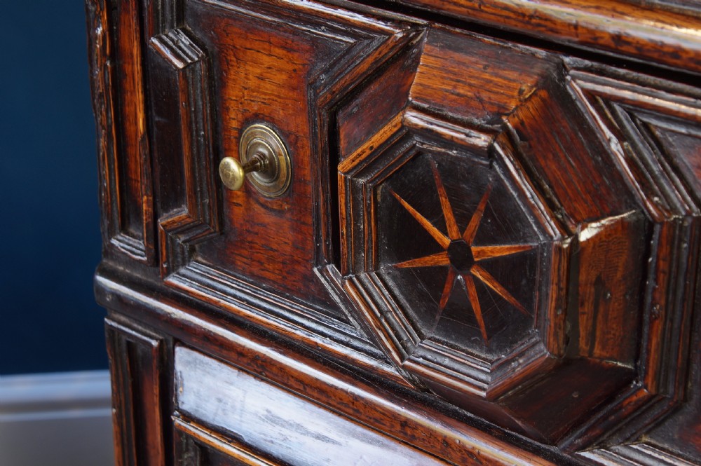 A Fine 17th Century Inlaid Chest Of Drawers. View X