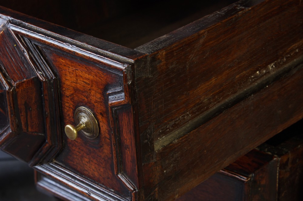 A Fine 17th Century Inlaid Chest Of Drawers. View XI