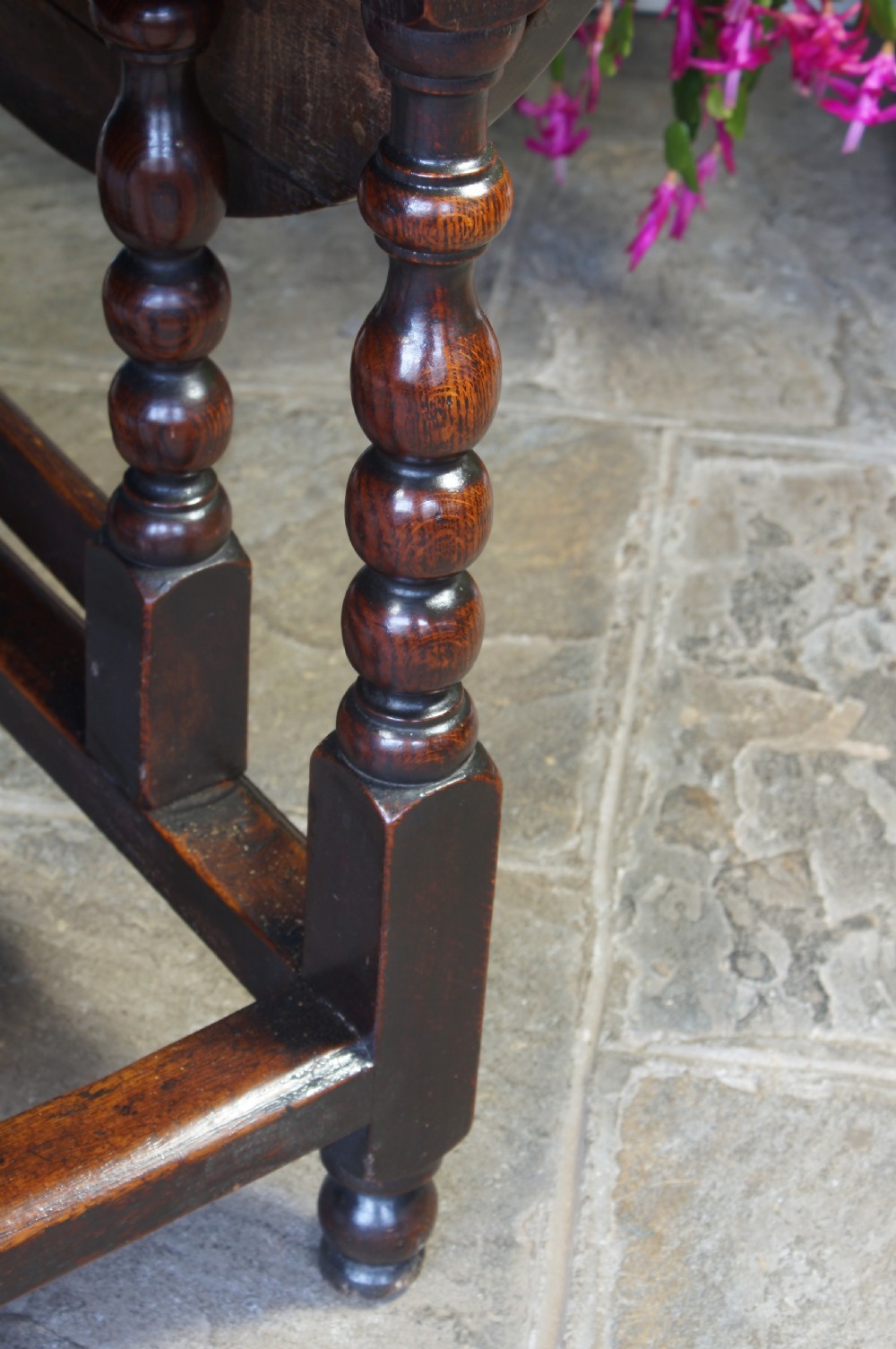 Small 17th Century oak Gateleg Table. View VII