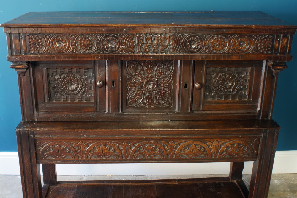 Small 17th Century Court Cupboard View II