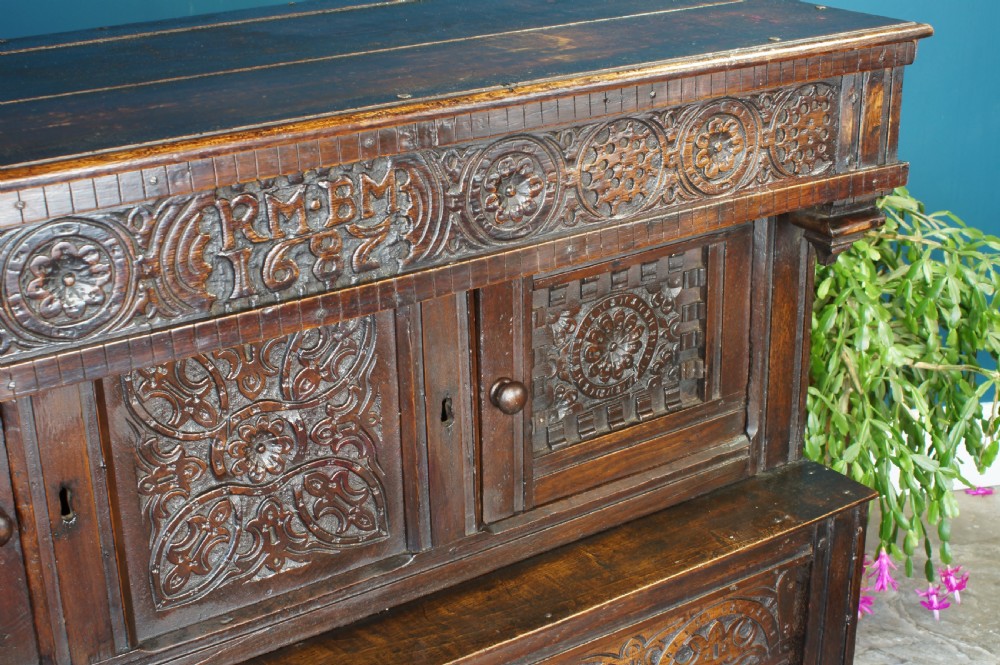 Small 17th Century Court Cupboard View IV