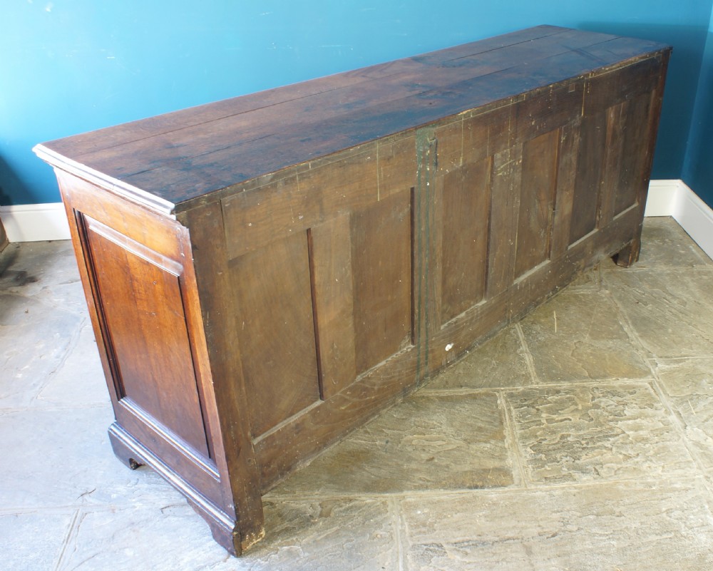 A superb large English 18th Century Oak Dresser base. View XI