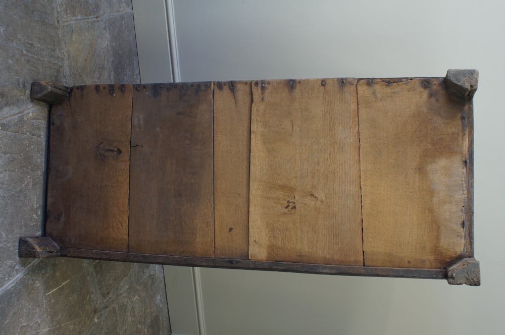 17th Century Oak Coffer. View X