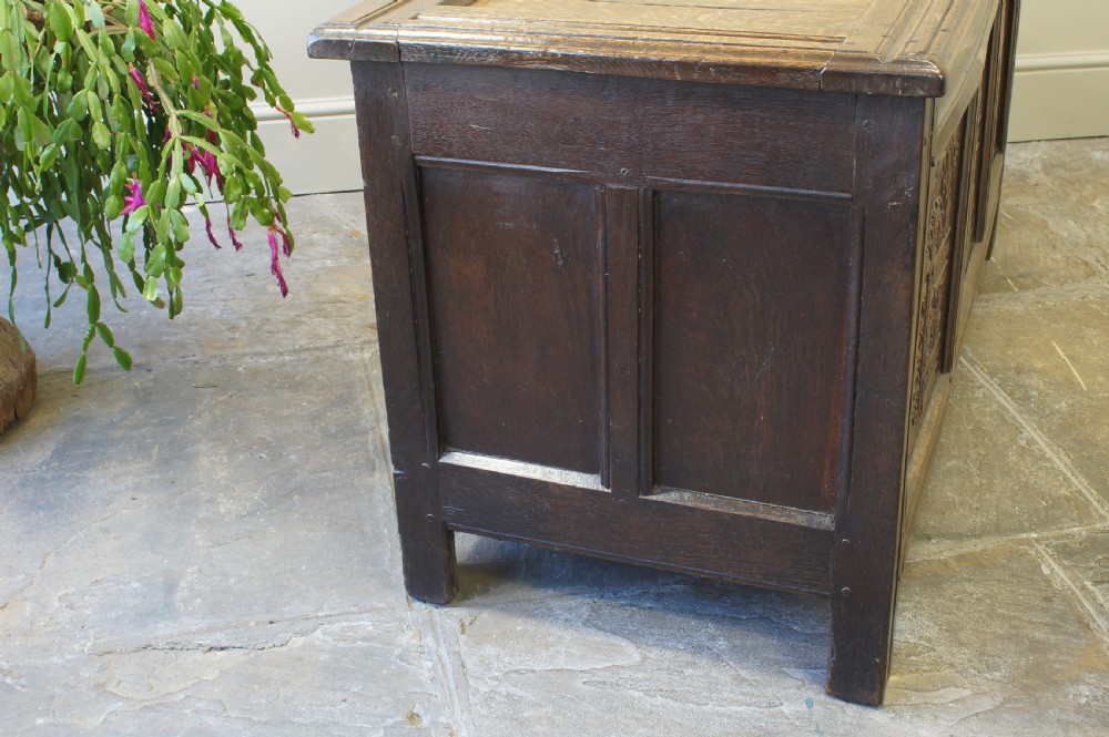 17th Century Oak Coffer. View XII