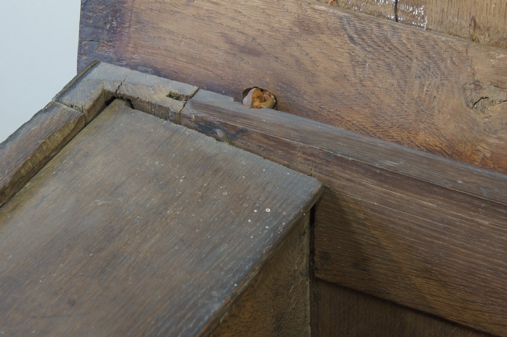 17th Century Oak Coffer. View XIII