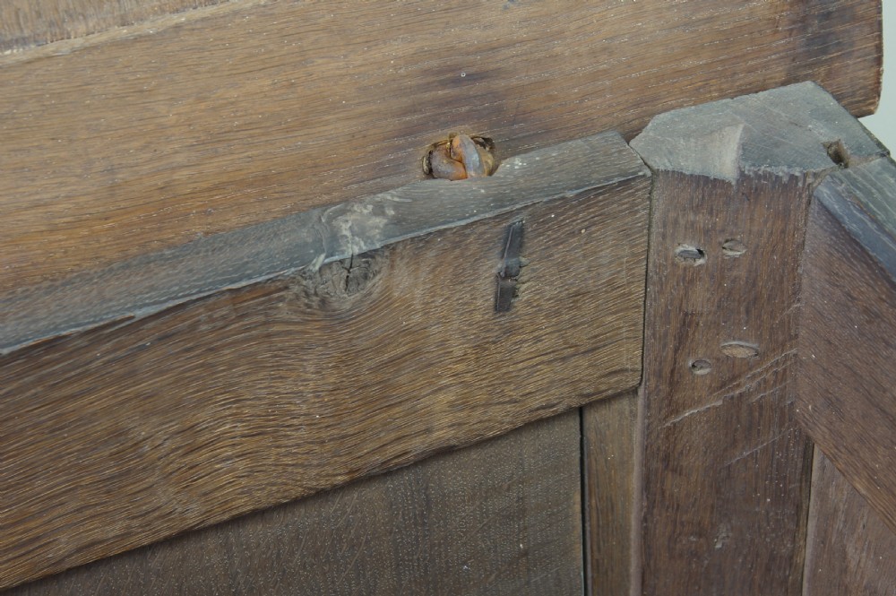 17th Century Oak Coffer. View XIV