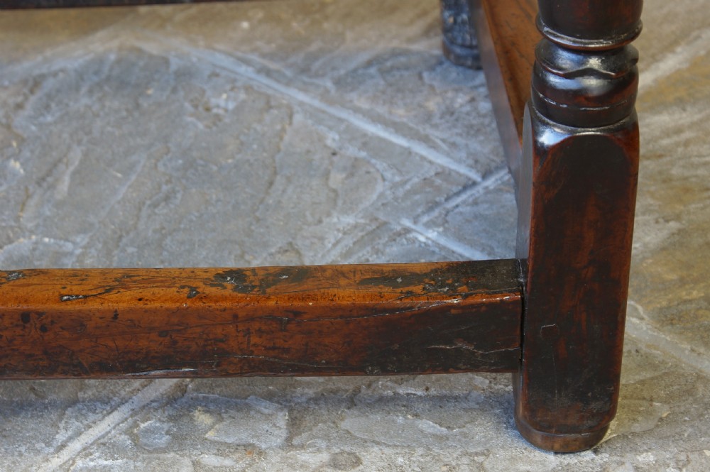 A Rare Late 17th Century Yew Wood Side Table. View III
