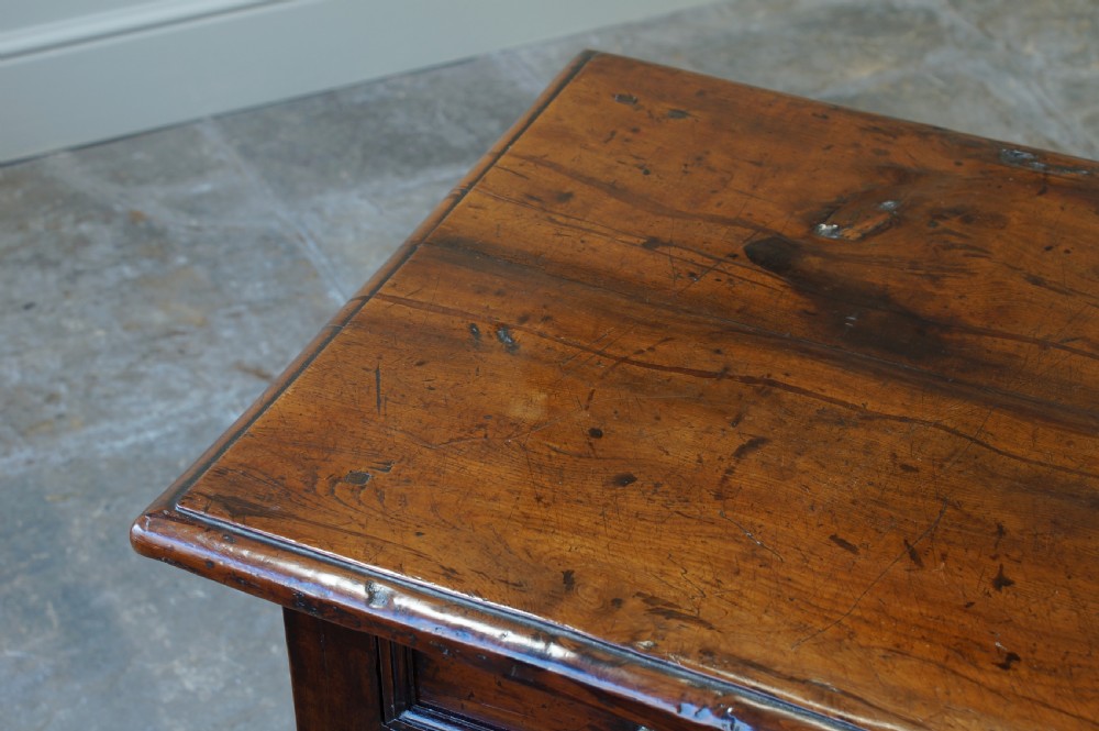 A Rare Late 17th Century Yew Wood Side Table. View IV