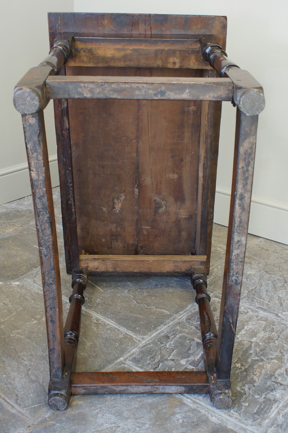 A Rare Late 17th Century Yew Wood Side Table. View XIV