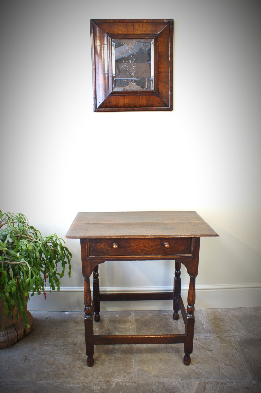 A small 17th Century Oak Side Table View VI