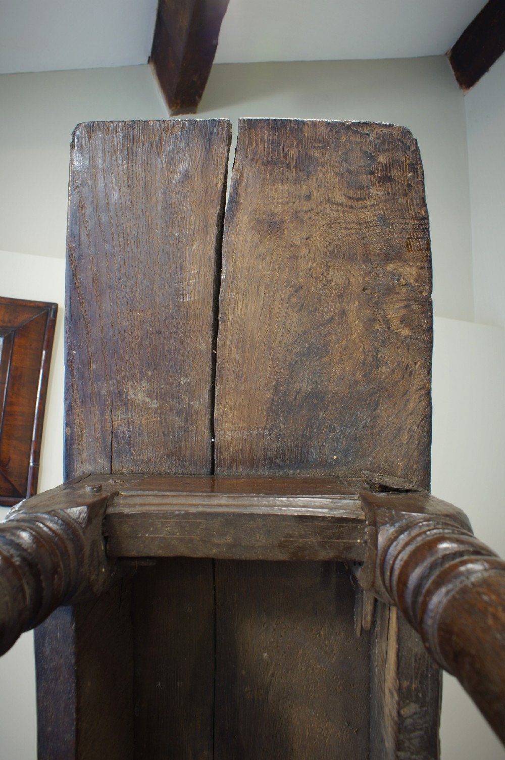 A 17th CENTURY JOINED OAK FORM OR BENCH, CIRCA 1640. View II