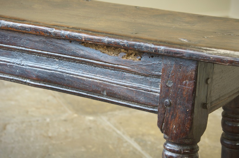 A 17th CENTURY JOINED OAK FORM OR BENCH, CIRCA 1640. View XIV