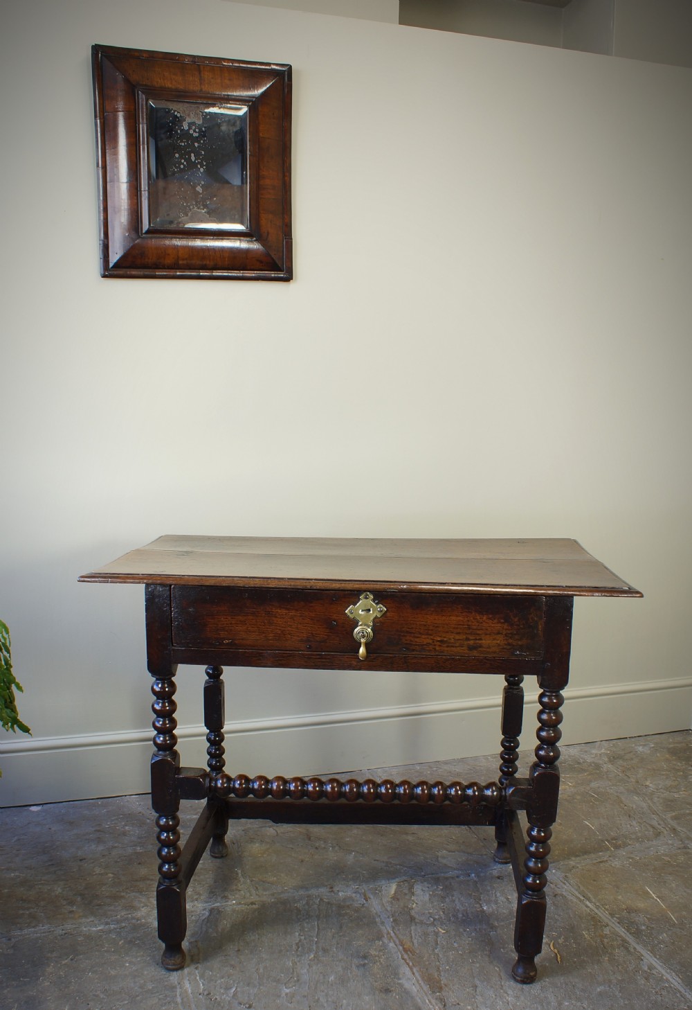 17th Century Oak Side Table. View XII