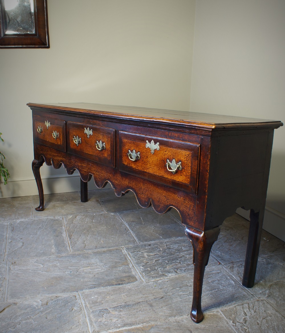 A Good 18th Century Oak Dresser Base. View II