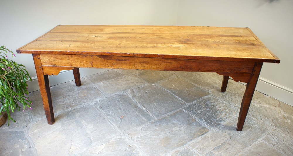 A Superb 18th Century Elm Farmhouse Table.