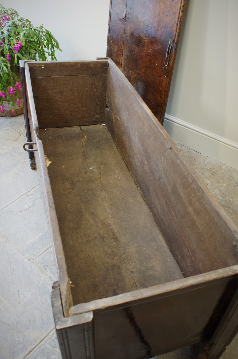 A Rare and Early 16th Century Welsh Oak Coffer. View V