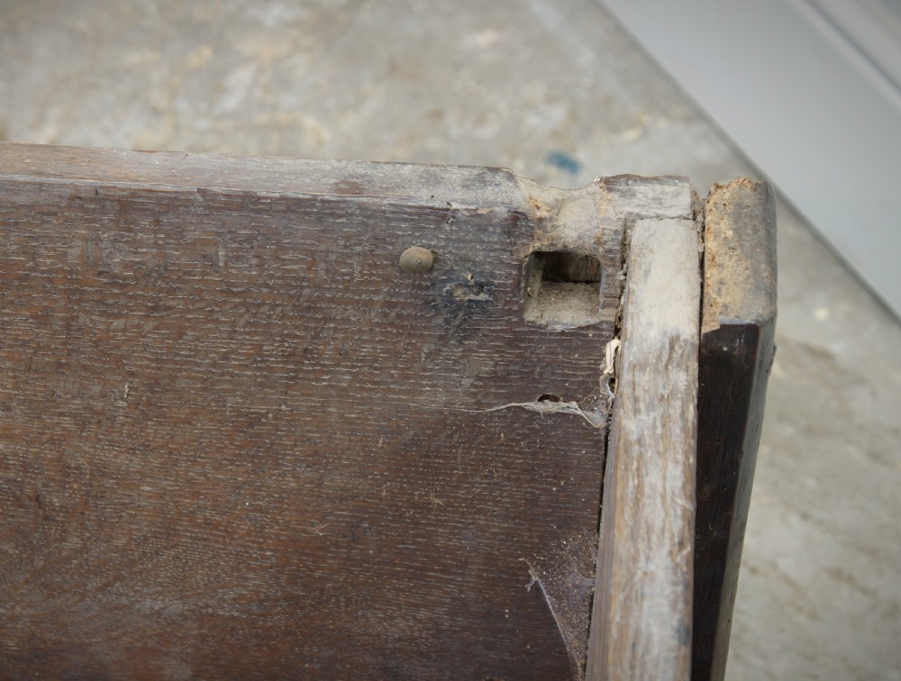 A Rare and Early 16th Century Welsh Oak Coffer. View VI