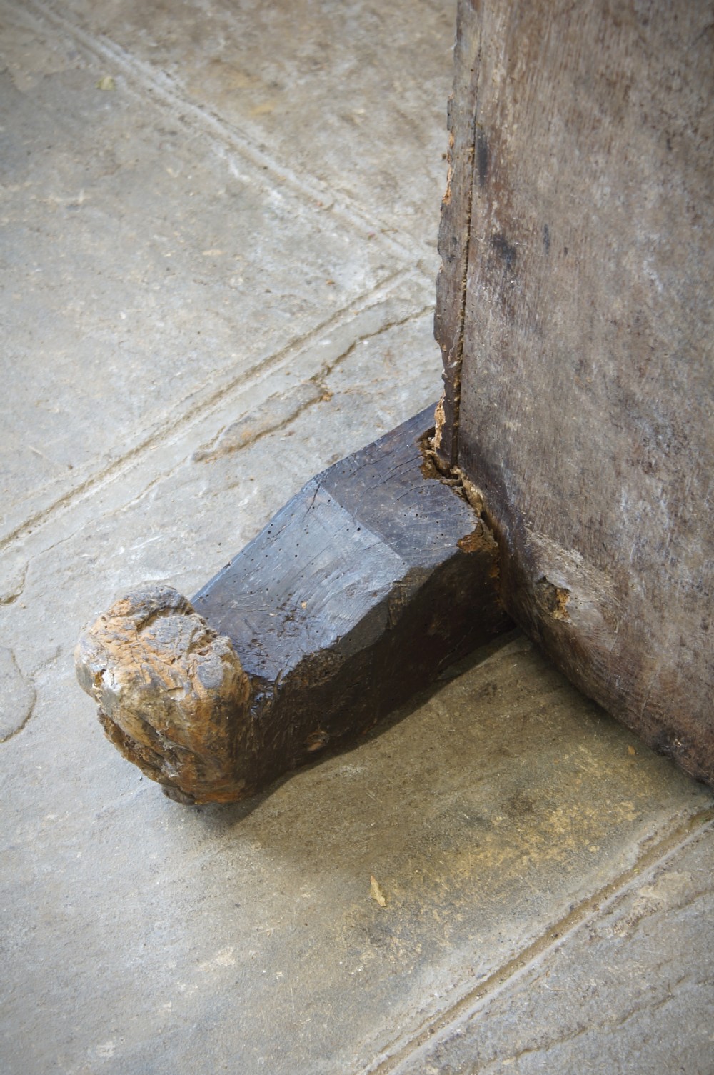 A Rare and Early 16th Century Welsh Oak Coffer. View XVI