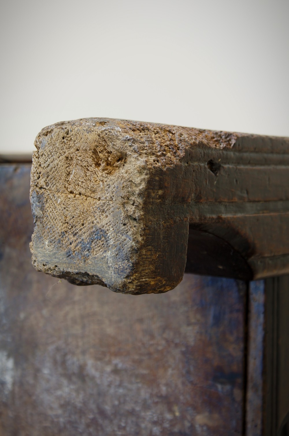 A Rare and Early 16th Century Welsh Oak Coffer. View XXI