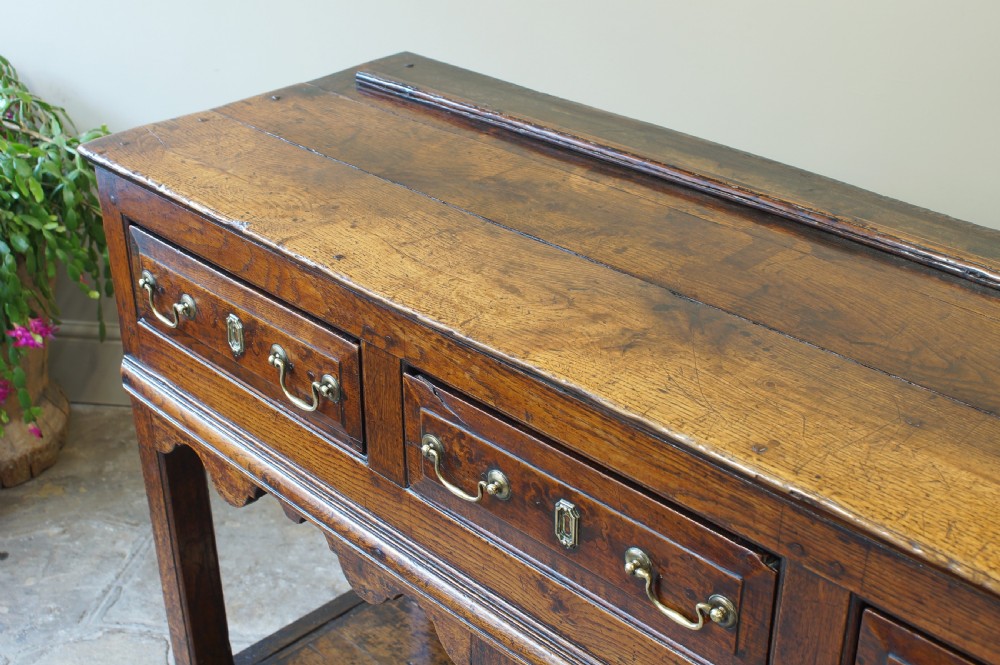 18th Century Oak Dresser Base.  View III