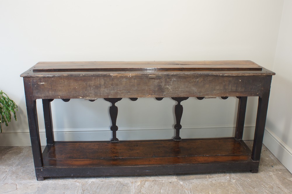 18th Century Oak Dresser Base.  View XI