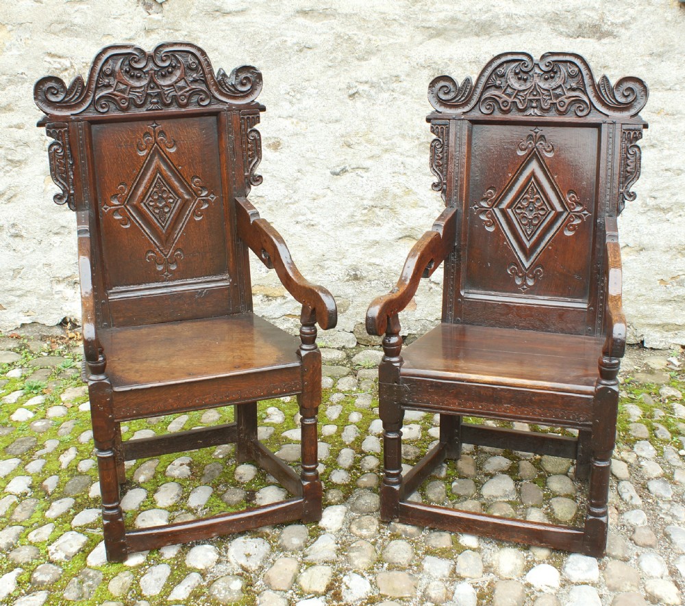  17th Century Oak Yorkshire Armchair.  View XIII