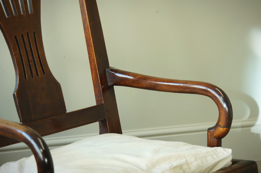 18th Century Walnut Chippendale Rocking Chair. View III