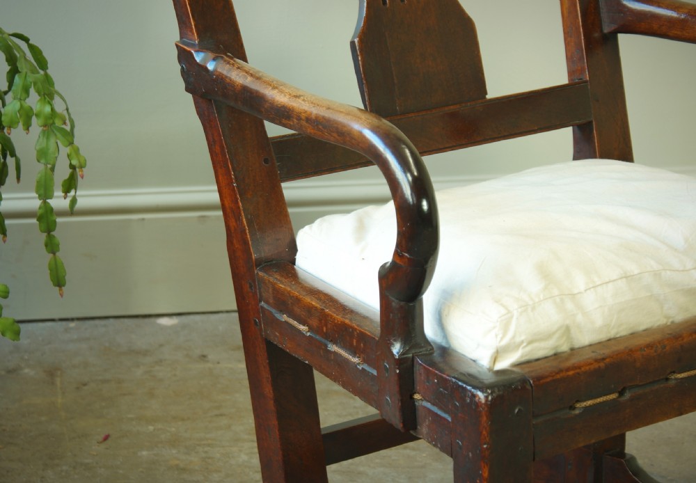 18th Century Walnut Chippendale Rocking Chair. View V