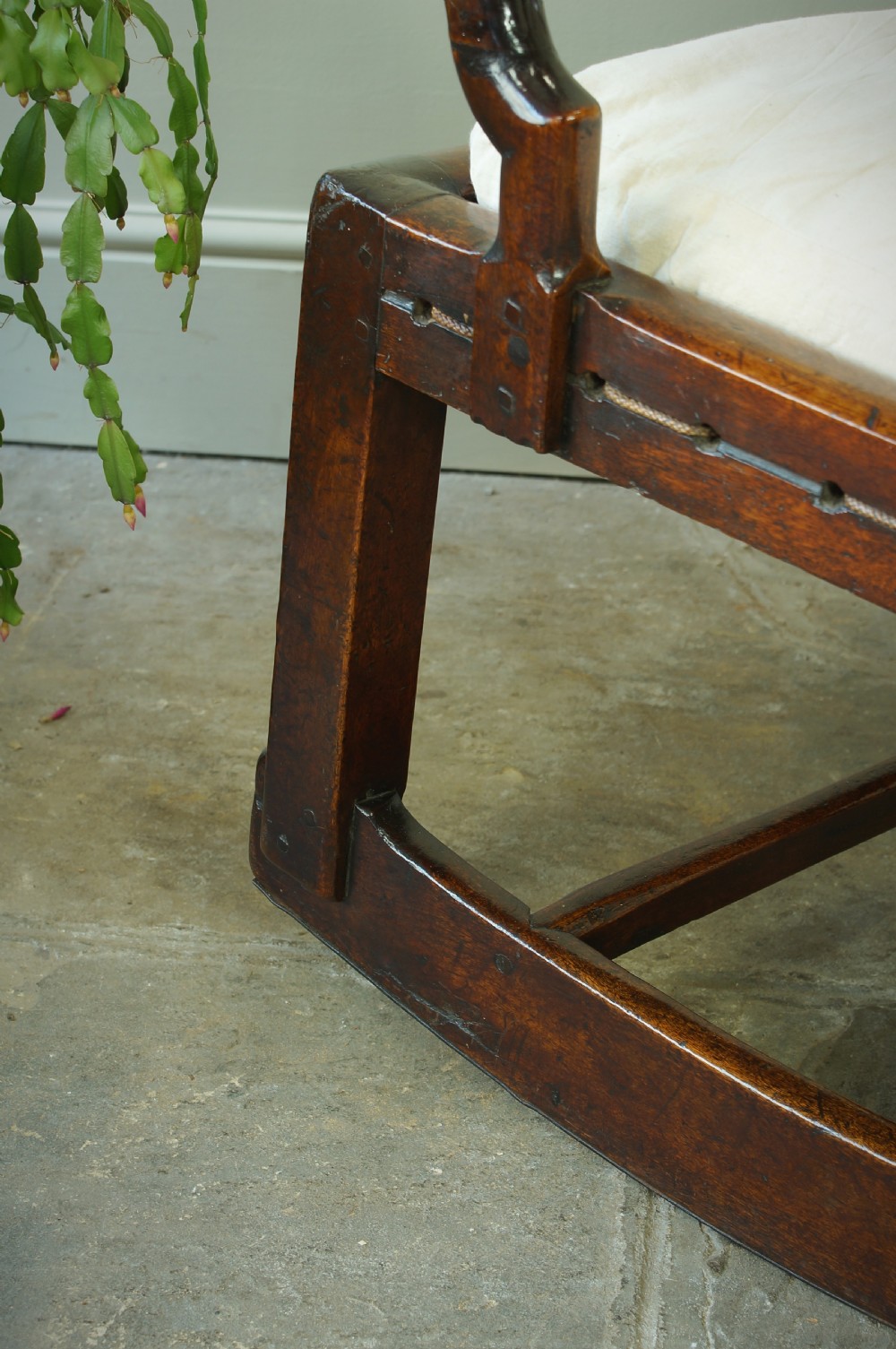 18th Century Walnut Chippendale Rocking Chair. View X