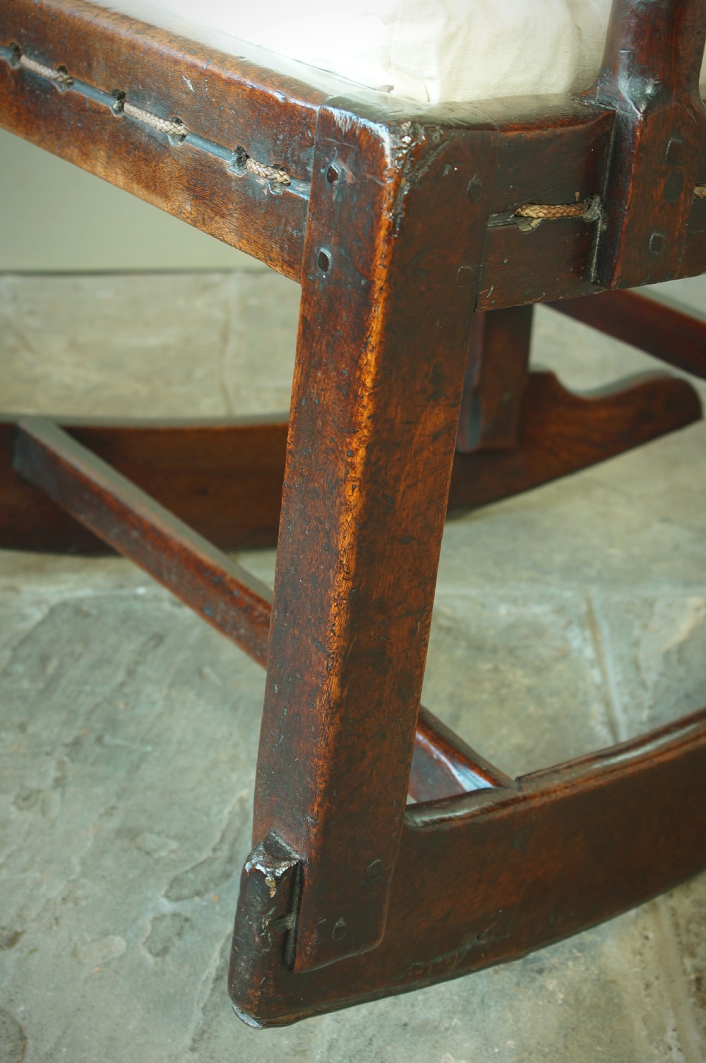 18th Century Walnut Chippendale Rocking Chair. View XII