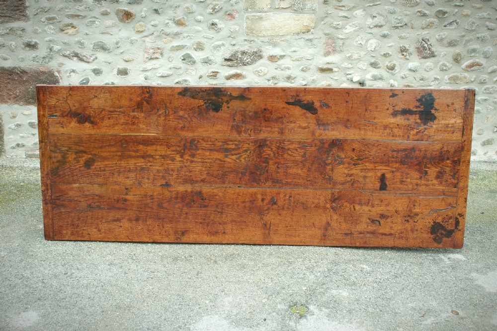 English Oak Trestle Table View VII