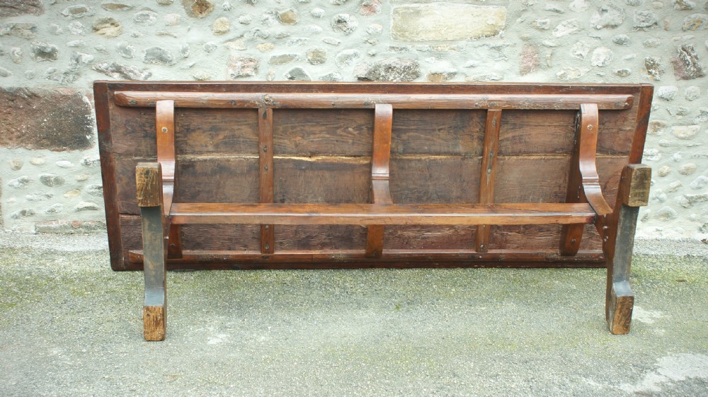 English Oak Trestle Table View VIII