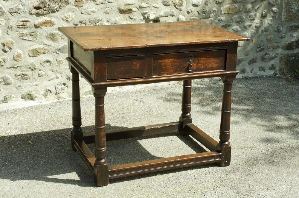 17th Century Oak Side table.