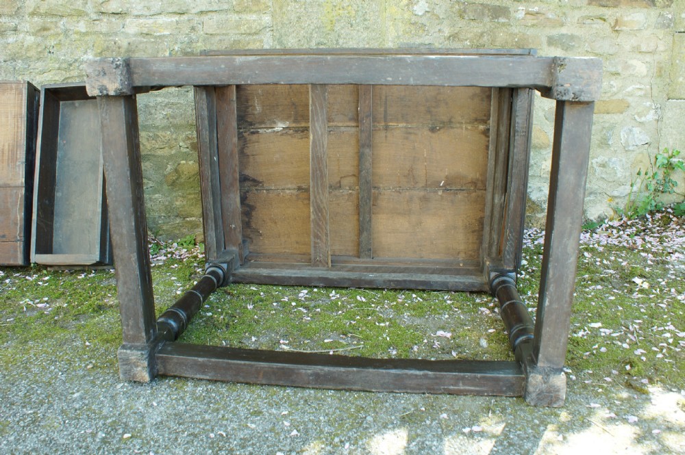 17th Century Oak Side table. View VII