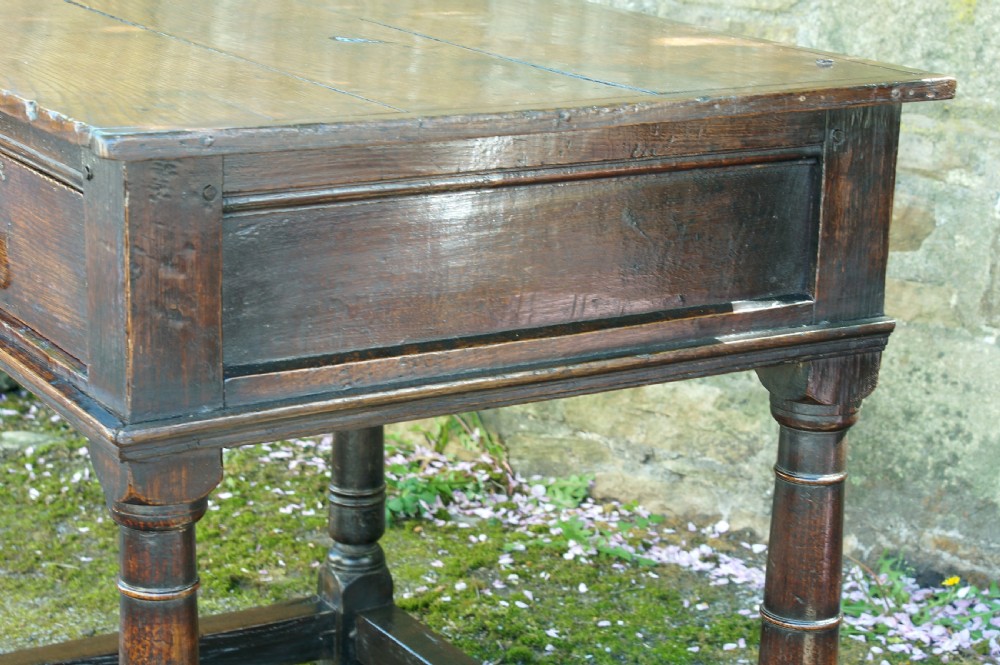 17th Century Oak Side table. View VIII