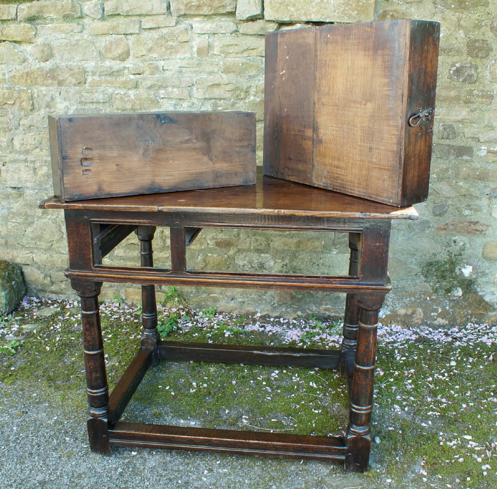 17th Century Oak Side table. View XII