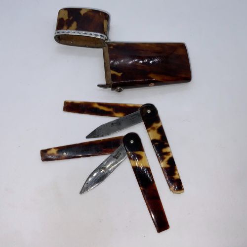 fig 1. Georgian tortoiseshell surgeons etui