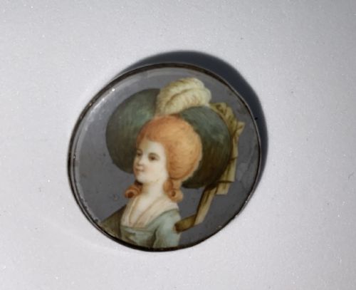 Portrait Miniature Brooch
