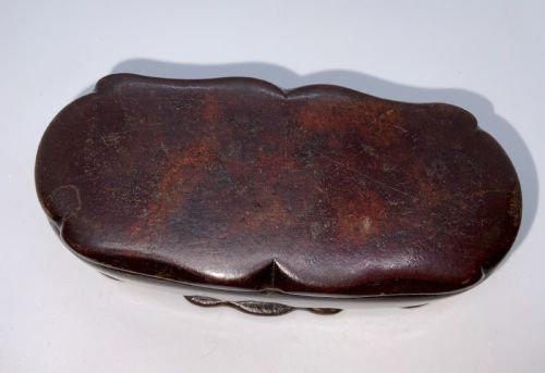 19th Century Leather Snuff Box
