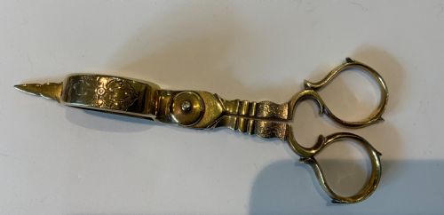 Rare Silver Gilt Candle Snuffers