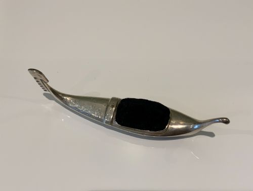 Rare Silver Gondola Pin Cushion