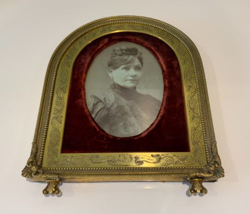 fig 1. Top Quality Victorian brass photograph frame