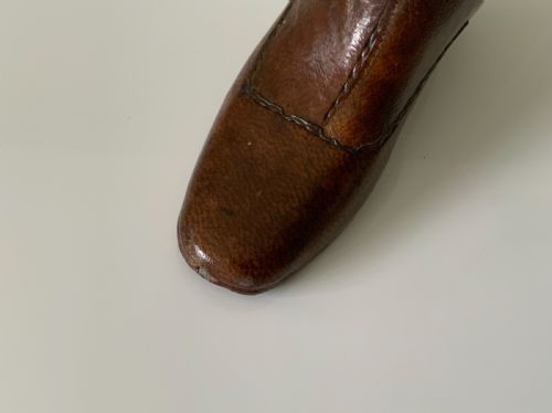 fig 1. Rare novelty travelling inkwell in the form of a boot