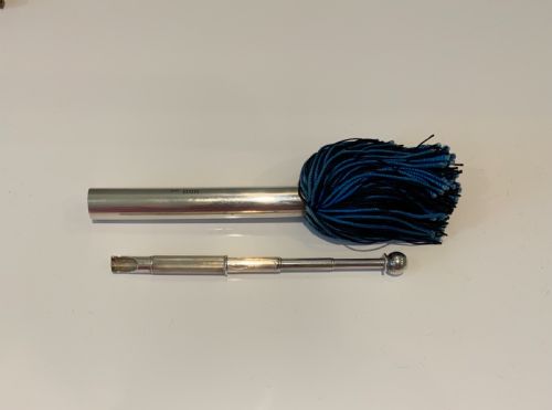 An Rare Silver Dip Pen & Penwipe