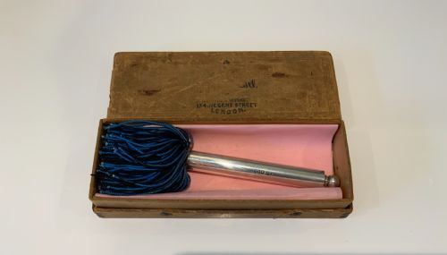 fig 1. An rare silver dip pen & penwipe