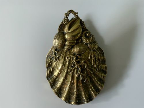 Brass Scallop Shaped Paperclip