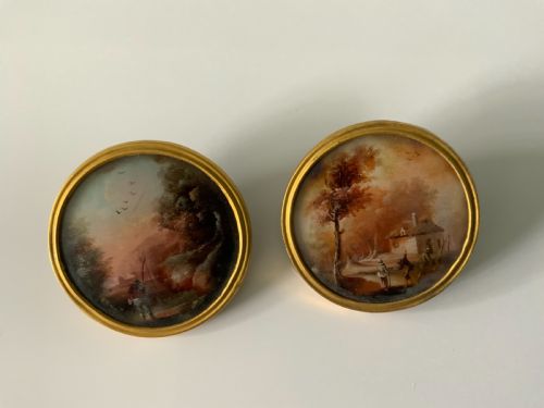 A Pair of French Georgian Buttons