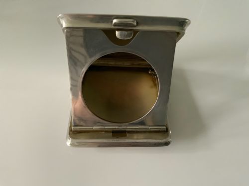 Quality Silver Travelling Alarm Case