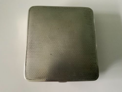 fig 1. Quality silver travelling alarm case