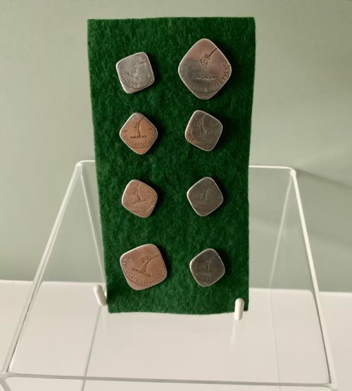 Scottish Silver Clan Buttons - Bain Clan